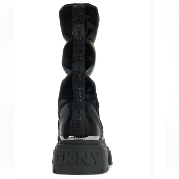 NEW $286 DKNY Women's Fiza Zipper Boots Black sz -8.5 - Image 5