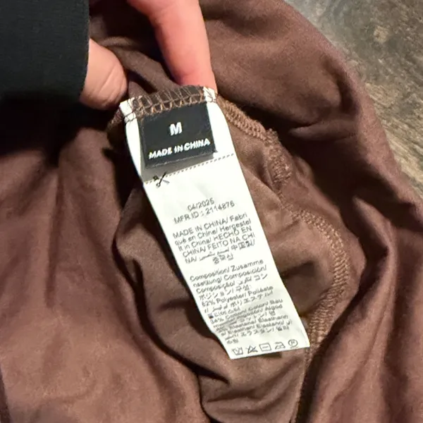 Brown Ruffled Women's Skirt Size M - Image 4