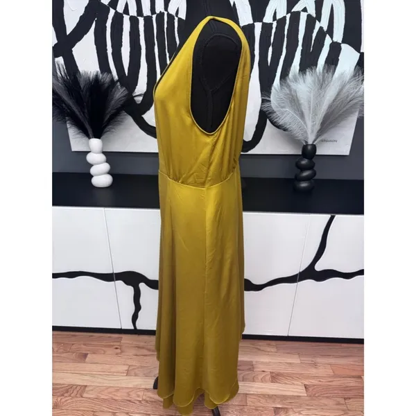 NWT French Connection Alessia Satin Wrap Dress 10 - Image 5