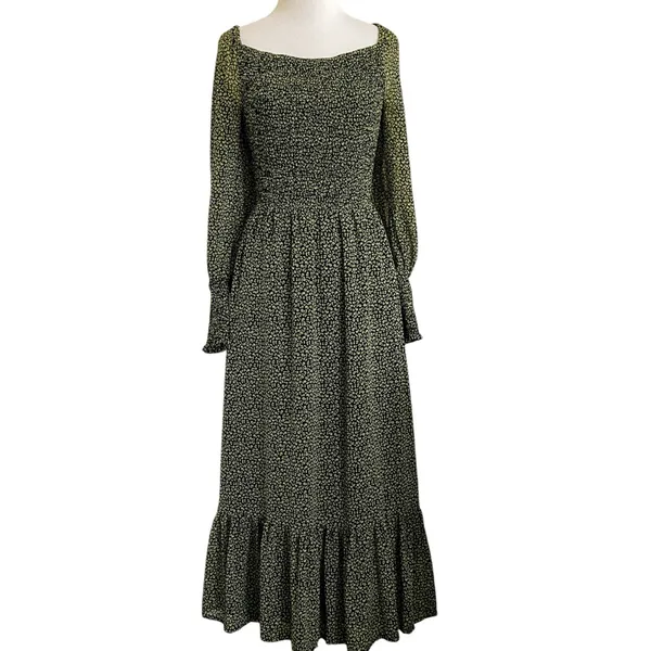 cupcakes and cashmere Demi Floral Smocked Dress M - Image 11