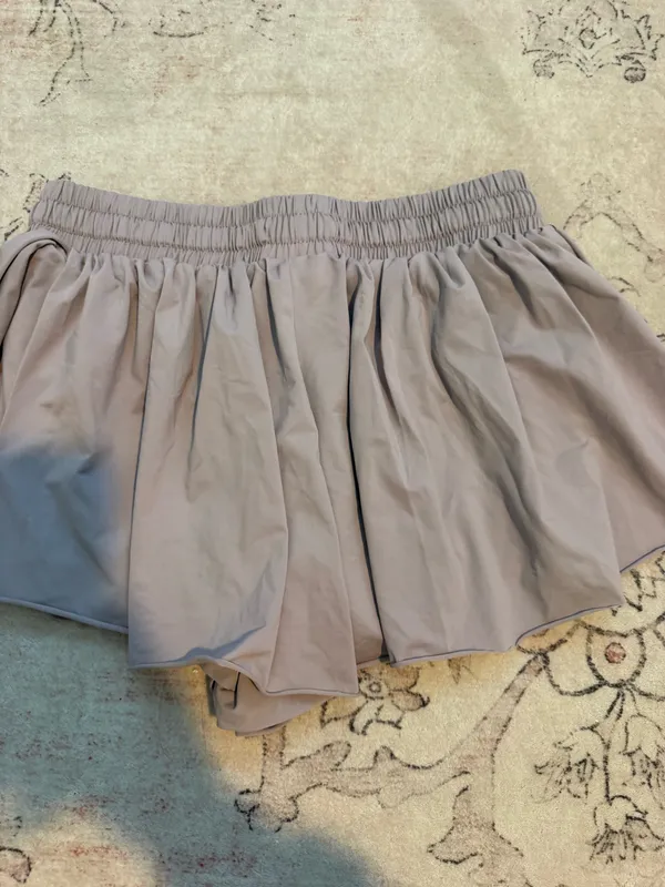 Stretch dri fit flared shorts Gray Size M - Image 3