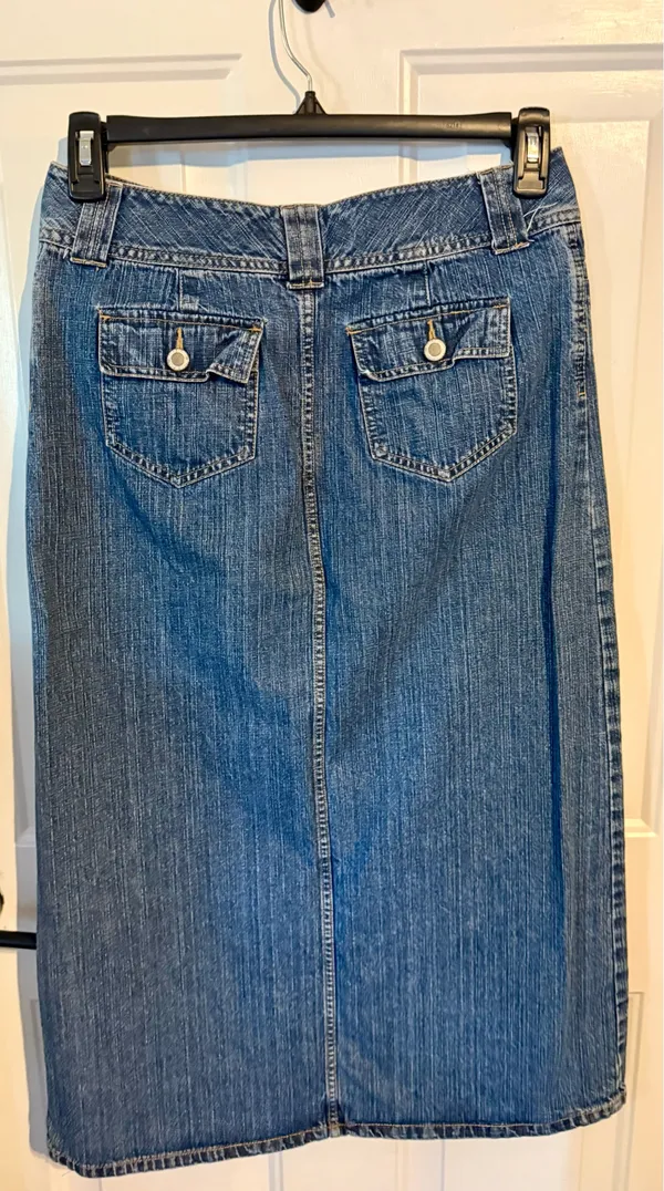 Faded Glory Long Jean Skirt - Image 2