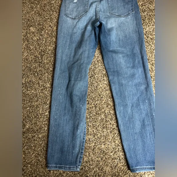 JUDY BLUE Jeans Shredding Up My Life Relaxed Fit Distressed Style JB8273MD 26 - Image 13