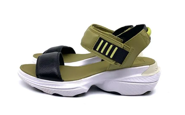SOREL Explorer Blitz Stride Sandals Olive Green Black White 9 - Image 2