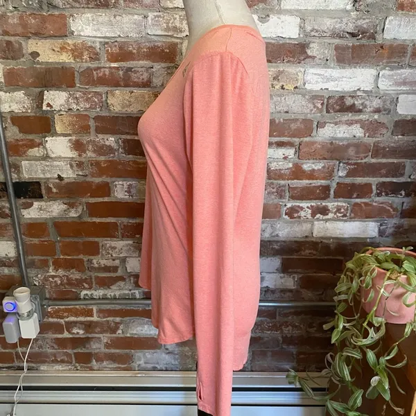 Reebok Women's Pink Long Sleeve Workout Top Size S - Image 3