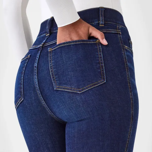 SPANX Flare Jeans‎ Midnight Shade Large - Image 5