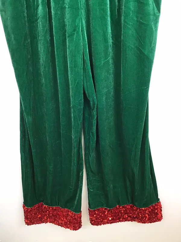 No Boundaries Juniors Christmas Jumpsuit Size Medium - Image 4