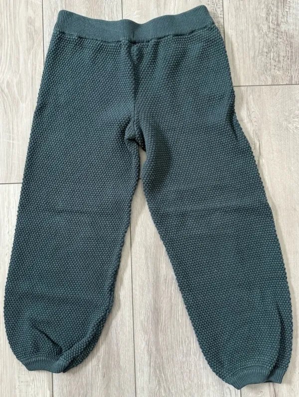 Free People Beach Hailee Nautical Cottage Cotton Knit Balloon Jogger Pants small - Image 5