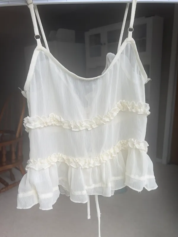 Ruffle Sheer Tank - Image 2