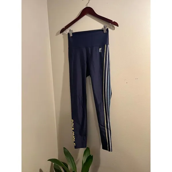 Soulcycle X PE Nation Navy Incline Leggings Sz. S - Image 3