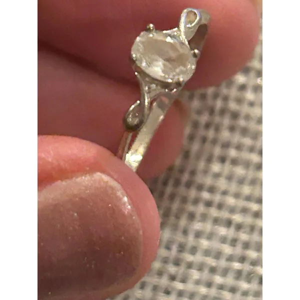 A461 ring band size 6.75 925 sterling silver Gray - Image 5