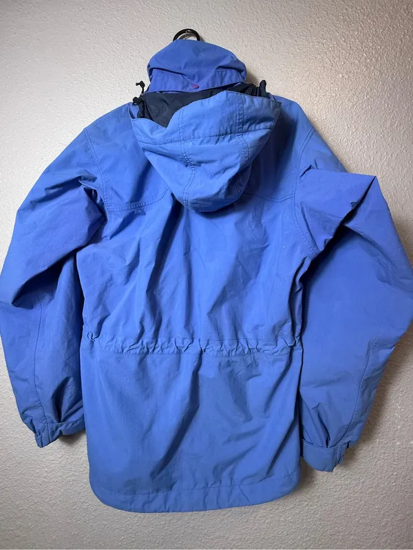 Patagonia GORE-TEX Rain Shell‎ Jacket Women’s S Blue Hooded Waterproof Hiking - Image 2