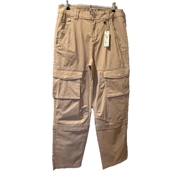 Garage Remi Straight Utility Outdoor Cargo Pants NWT Tan Beige Khaki Size 7 - Image 4