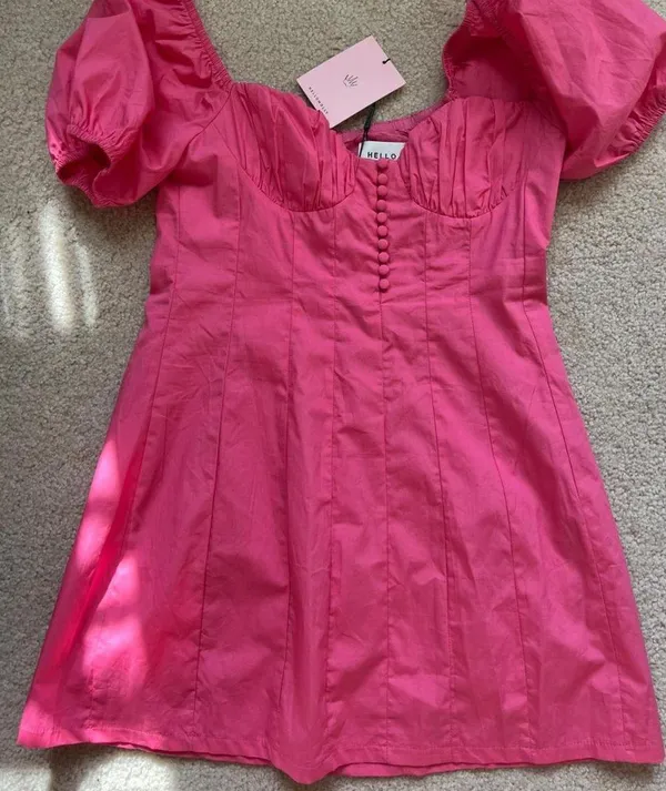 Hello Molly Hot Pink Dress - Image 2