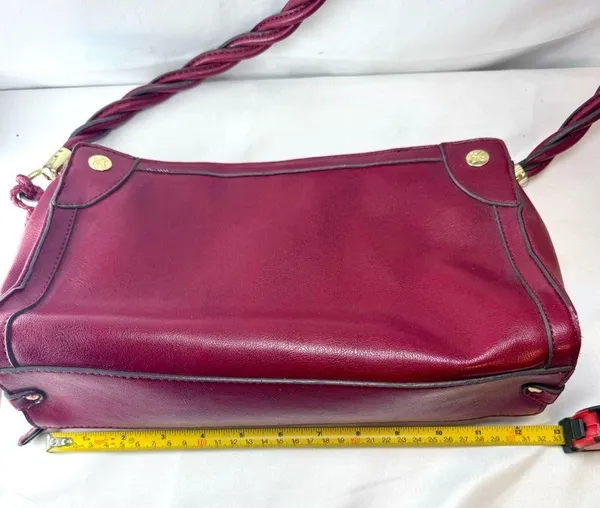 Relic Vintage Faux Leather Shoulder Bag Deep Reddish/Brown - Image 5
