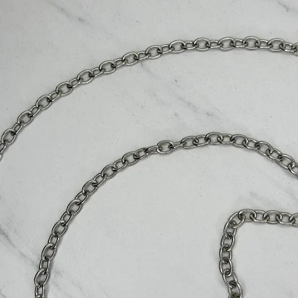 Draped Moon Star Silver Tone Chain Link Belt One Size (OS) ✨ - Image 8