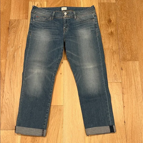 Hudson ginny‎ straight ankle w/ cuff Women's jeans 32 - Image 2