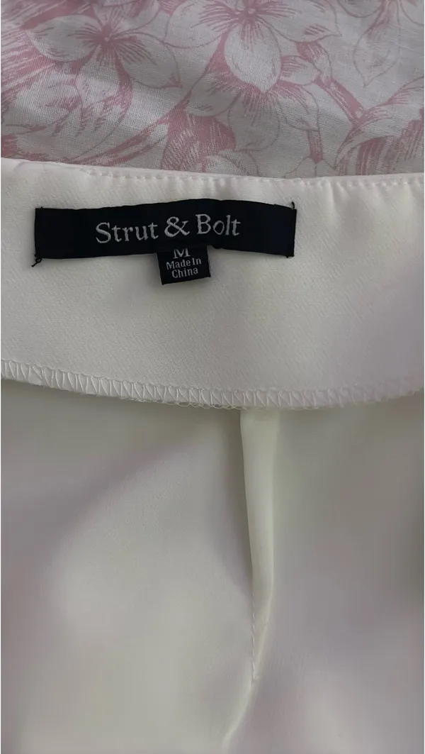 White Strut & Bolt Skort - Image 5