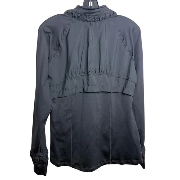 SPANX Full Zip Athletic Contour Jacket in Black Sz. L - Image 2