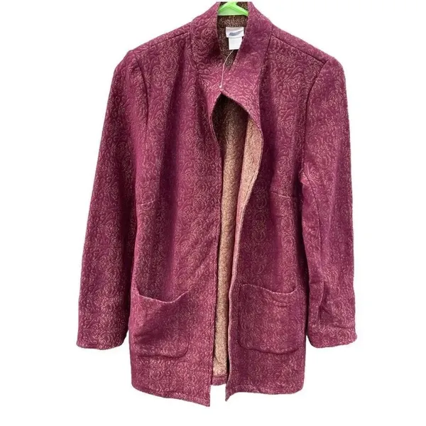 Chico’s size Small long open front jacket , lagenlook coastal - Image 3