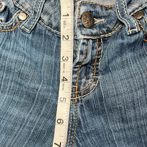 BKE Medium Wash Bootcut Jean low rise‎ sz 27x331/2 - Image 6