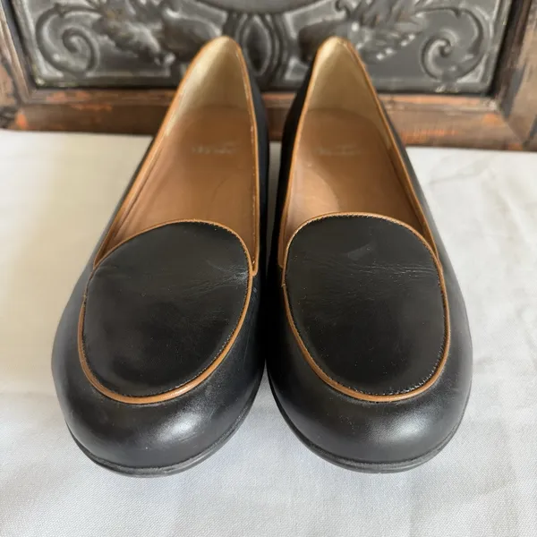 Dansko Nastacia Loafers Shoes Womens Sz‎ 9.5-10 US 40 EU Nappa Black Leather - Image 6