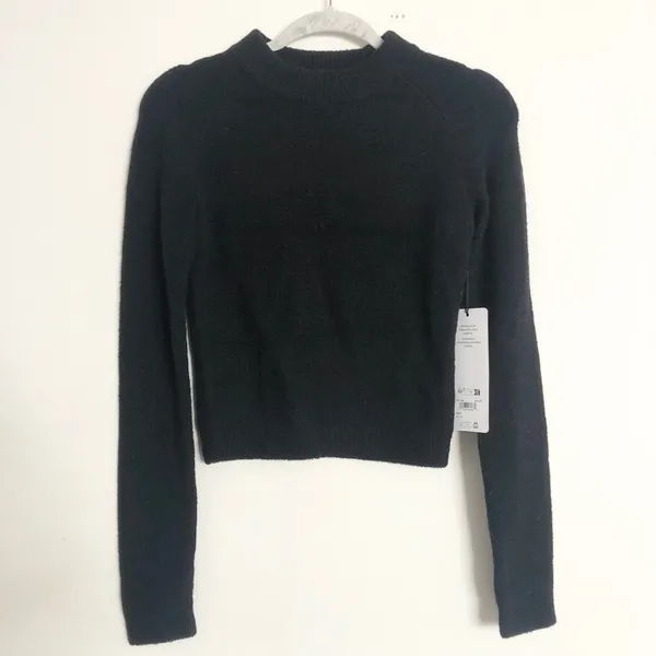 Alo Yoga Snuggle Up Sweater Long Sleeve Black S - Image 7