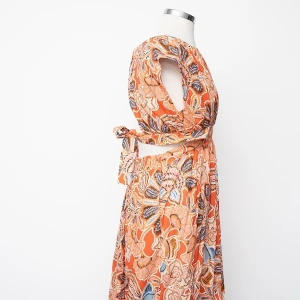 MISA‎ - Dana Mae Cut‑Out Cotton Floral Maxi Dress - Image 8