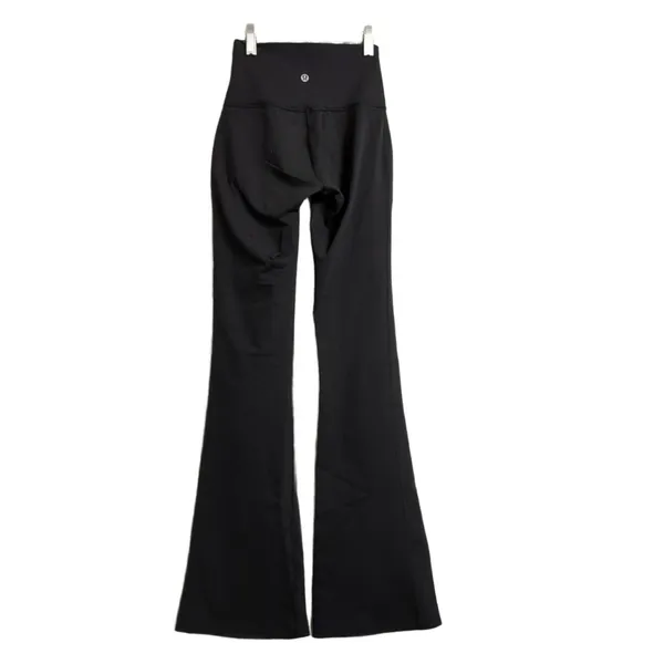 Lululemon Black Groove Nulu High-Waisted Flared Yoga Activewear Pants Size 2 - Image 3