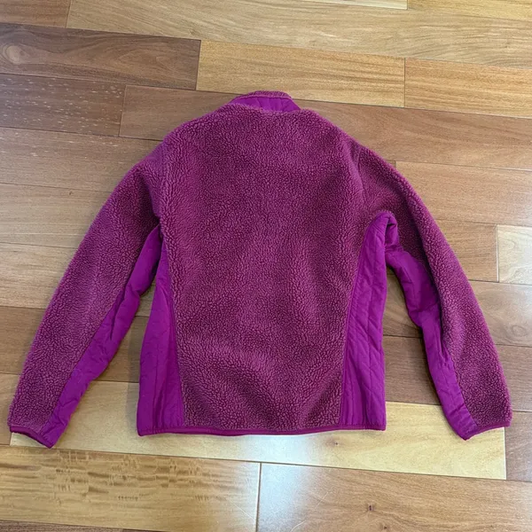 Patagonia R3 Hi-Loft Fleece Jacket Womens Large Purple Full Zip Polartec L - Image 7