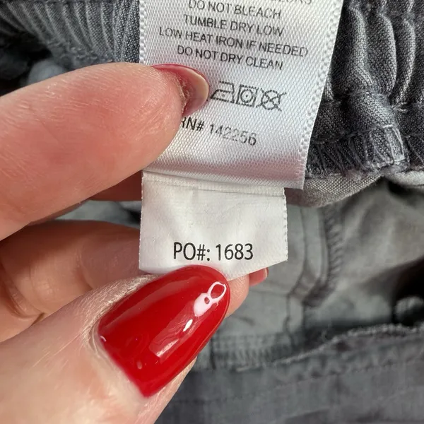 Figs L Large High Waist Yola Skinny‎ Straight Leg Scrub Pants Graphite Gray - Image 8