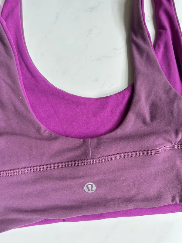 Lululemon Align Reversible Bra Vivid Plum Vintage Plum - Image 6