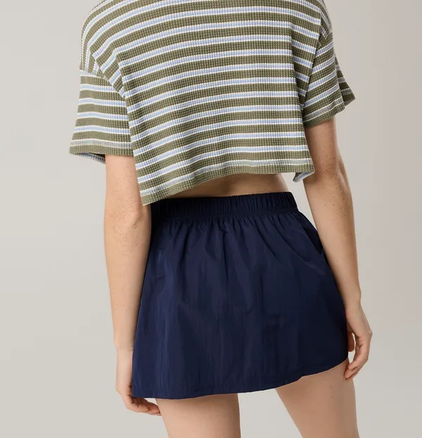 Aerie Navy Tennis Skort - Image 2