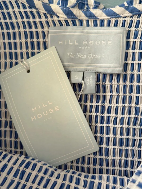 NWT Hill House Home Louisa Nap Blueberry Stripe Midi Dress - Image 5