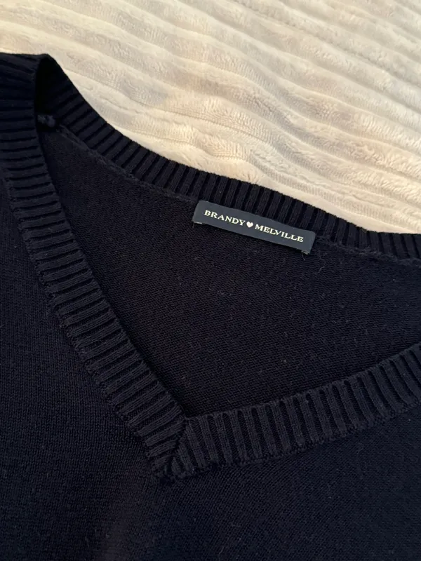 Brandy Melville Navy Sweater - Image 2