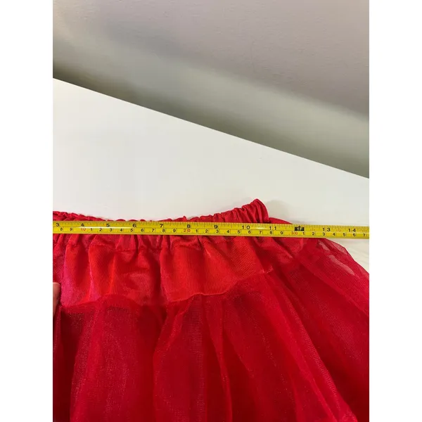 Wisconsin Badgers Reworked Gameday Set Distressed Sweatshirt Tulle Skirt Red M‎ - Image 10