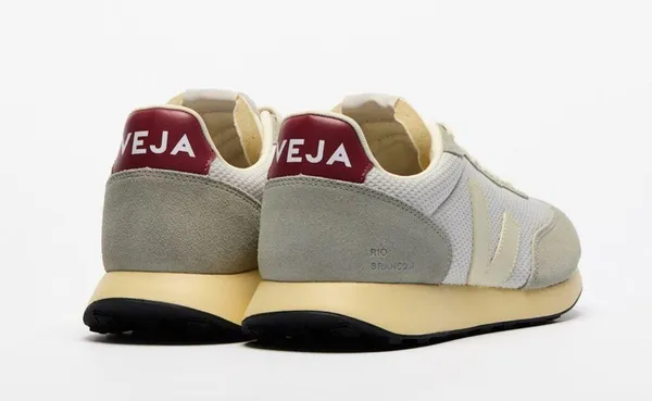 Veja RIO BRANCO II ALVEOMESH LIGHT GREY PIERRE MARSALA sz 6 - Image 3