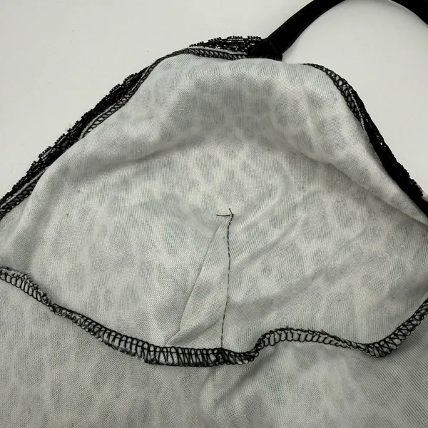 Vintage Tank Women's Large Velvet Animal LipService Sexy Schoolgirl Y2K Babydoll - Image 13