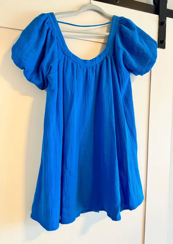 Vestique Blue Babydoll Dress - Image 2