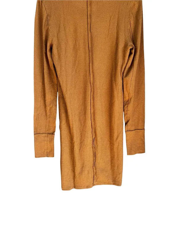 Free People We The Free Gia ribbed cardigan sweater dress in tobacco brown NWT - Image 7
