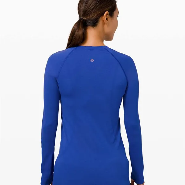 Lululemon Lululemon Swiftly‎ Tech Long Sleeve 2.0 Size 12 in Harbor Blue - Image 2