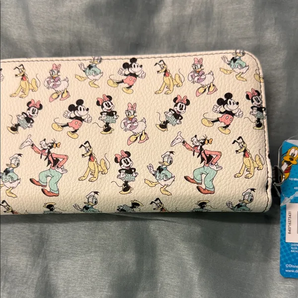 Disney Multicolor Character Pattern Wallet - Image 4