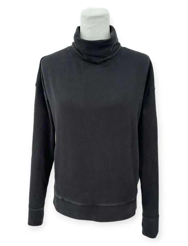 Lululemon | Sz 4 | Go Forward Black Funnel Neck Long-Sleeve Pullover Sweatshirt - Image 5