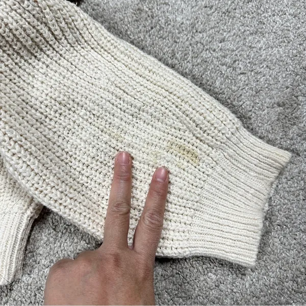 Daily Practice by Anthropologie Knit Lounge Set Sweater Cardigan & Shorts M - Image 12