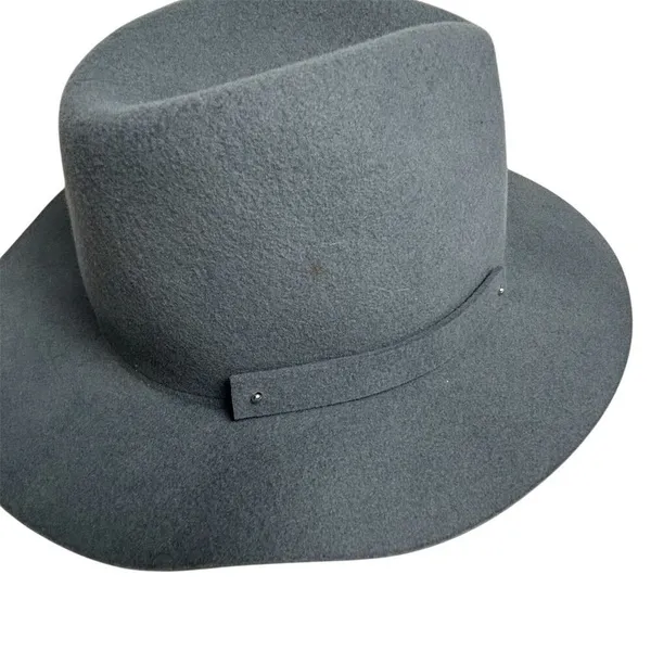 Anthropologie Women's Blue Wool‎ Fedora Hat One Size Travel Friendly - Image 16