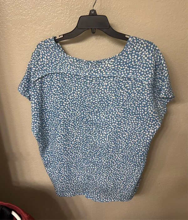 L Love Blue Spotted Blouse - Image 2