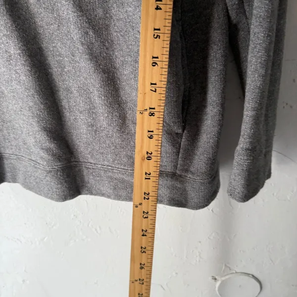 J Crew Gray Cowl‎ Neck Sweatshirt Pullover Women Size S Cotton Wool Miniamlist - Image 4