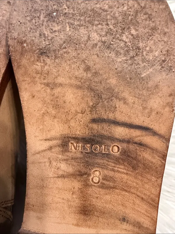 Nisolo Tan Chelsea Ankle Boots in Suede size 8 excellent condition see all photo - Image 6
