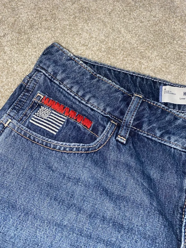 Hollister low rise baggy Jorts - Image 3