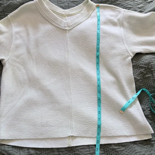 Aerie Mint Green Oversized Pullover V-Neck Sweater Boho Coastal XXS - Image 7
